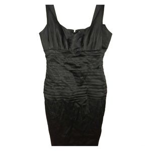 Calvin Klein black body con midi dress